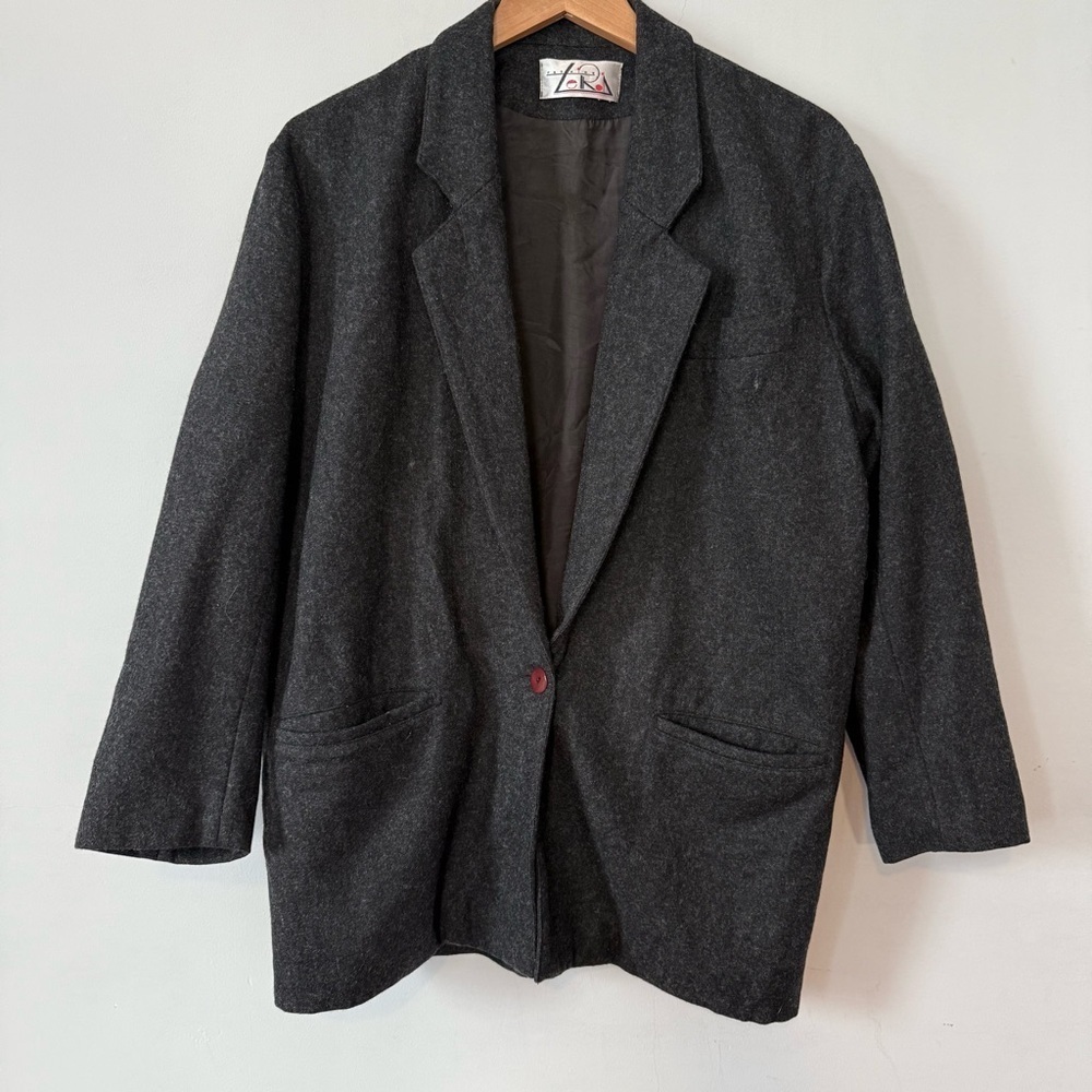 Vintage Charcoal Men's Sport Blazer